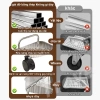 Xe đẩy kệ nhựa trong suốt 2-4 tầng, bánh xe, bảo quản đồ ăn nhẹ - 99.000₫ 5