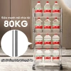 Xe đẩy kệ nhựa trong suốt 2-4 tầng, bánh xe, bảo quản đồ ăn nhẹ - 99.000₫ 8