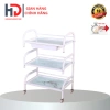 Xe đẩy kính 3 tầng cho spa - Kệ kính spa sang trọng, giảm giá 465.000đ