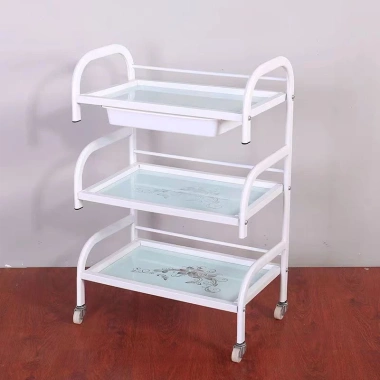 Xe đẩy kính 3 tầng cho spa - Kệ kính spa sang trọng, giảm giá 465.000đ 4