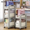 Xe đẩy lưu trữ MILTER 4 bánh đa năng 2-3 tầng, kệ sách dung tích lớn - 262.350₫