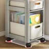 Xe đẩy lưu trữ MILTER 4 bánh đa năng 2-3 tầng, kệ sách dung tích lớn - 262.350₫ 9