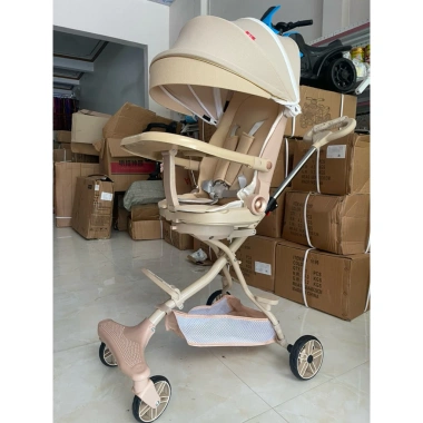 Xe đẩy M10 cho bé sơ sinh ngả lưng 175°, đảo chiều, gấp gọn kèm bàn ăn dặm - 739.000₫ 3 Xe đẩy M10 cho bé sơ sinh ngả lưng 175°, đảo chiều, gấp gọn kèm bàn ăn dặm - 739.000₫ 3