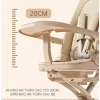 Xe Đẩy M10 Gấp Gọn Bé Sinh - Đảo Chiều 360, Ngả Lưng 175 và Bàn Ăn Dặm DINO 4