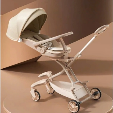 Xe Đẩy M10 gấp gọn cho bé sơ sinh - đảo chiều 360°, ngả lưng 175°, kèm bàn ăn dặm, giảm giá 23% tại DINO STORE