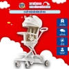 Xe đẩy M10 nâng cấp đa màu kèm bàn ăn dặm đảo chiều gấp gọn Giá chỉ 1,200,000 VND
