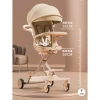 Xe đẩy M10 Toyskingdom, kèm bàn ăn dặm, đảo chiều gấp gọn - 718.000đ 3