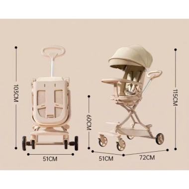 Xe đẩy M10 Toyskingdom, kèm bàn ăn dặm, đảo chiều gấp gọn - 718.000đ 8 Xe đẩy M10 Toyskingdom, kèm bàn ăn dặm, đảo chiều gấp gọn - 718.000đ 8