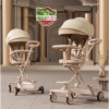 Xe đẩy M9 M10 2 chiều 3 tư thế ngả sâu kèm bàn ăn dặm cho bé yêu Hulk.Kids 595k 2