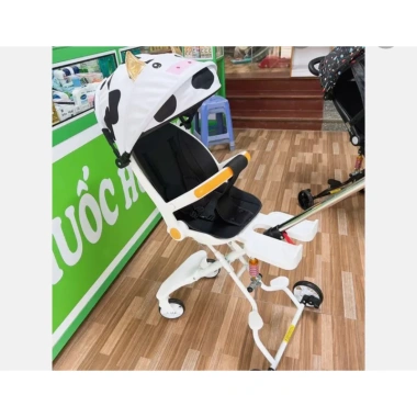 Xe đẩy M9 nâng cấp mới - giảm sóc, màn che, kệ chân - Giá 485.000₫ 4