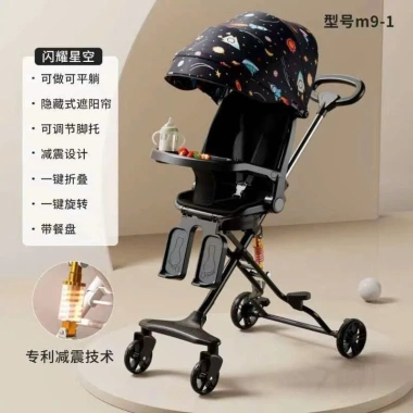 Xe đẩy Minhnhi.Kid M9 M10 2 chiều 3 tư thế ngả sâu giảm sóc, giá ưu đãi 718.000₫ 8