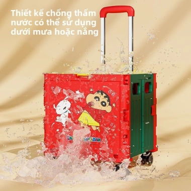 Xe đẩy mua sắm di động Babyview Crayon Shin-chan - Cắm trại, giá 816.200 6 Xe đẩy mua sắm di động Babyview Crayon Shin-chan - Cắm trại, giá 816.200 6