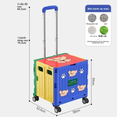 Xe đẩy mua sắm di động Babyview Crayon Shin-chan - Cắm trại, giá 816.200 16 Xe đẩy mua sắm di động Babyview Crayon Shin-chan - Cắm trại, giá 816.200 16