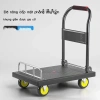Xe đẩy nhỏ gấp nhẹ chở hàng trailer, xe tải phẳng đẩy tay - Giá chỉ 247k