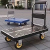 Xe đẩy nhỏ gấp nhẹ chở hàng trailer, xe tải phẳng đẩy tay - Giá chỉ 247k 7