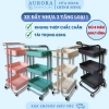 Xe đẩy nhựa 3 tầng loại 1 - Kệ spa đa năng, chỉ 275.000₫, tiết kiệm không gian