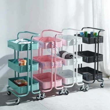 Xe đẩy nhựa 3 tầng loại 1 - Kệ spa đa năng, chỉ 275.000₫, tiết kiệm không gian 8