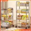 Xe đẩy nhựa trong suốt 2‑4 tầng có bánh xe, kệ spa cao cấp, giá chỉ 55.000đ
