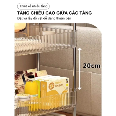 Xe đẩy nhựa trong suốt 2‑4 tầng có bánh xe, kệ spa cao cấp, giá chỉ 55.000đ 9 Xe đẩy nhựa trong suốt 2‑4 tầng có bánh xe, kệ spa cao cấp, giá chỉ 55.000đ 9