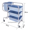 Xe đẩy phục vụ nhà hàng, quán ăn - Thu gom bát đũa, dọn bàn ăn, giá chỉ 450.000đ 7