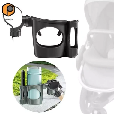 Xe Đẩy Pram Giá Đỡ Cốc & Điện Thoại Đa Năng, Chống Trượt, Dây Đeo Ổn Định - 182.520₫ 2