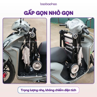 Xe Đẩy Siêu Gọn Nhẹ Baobaohao A2 - Gấp Gọn, Ghế Êm, Vải Thoáng Khí, 1.055.000₫