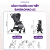 Xe Đẩy Siêu Gọn Nhẹ Baobaohao A2 - Gấp Gọn, Ghế Êm, Vải Thoáng Khí, 1.055.000₫ 8