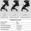 Xe đẩy sơ sinh gấp gọn 0-4 tuổi 3 tư thế Giá 990k nhẹ an toàn tiện lợi 9
