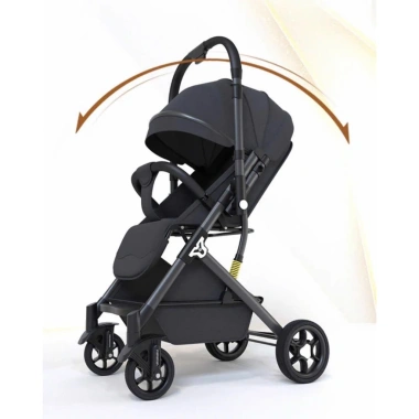 Xe đẩy sơ sinh V6-2A đảo chiều, gấp gọn, đa tư thế, lò xo giảm sóc - 1,349,000₫