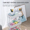 Xe Đẩy Spa 3-5 Tầng Đa Năng, Kệ Đồ Bỉm Sữa, Bánh Xe, Miễn Phí Vận Chuyển 3 Màu 8