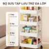 Xe Đẩy Spa 3-5 Tầng Đa Năng, Kệ Đựng Đồ Có Bánh Xe và Tay Vịn - Giá 99.000₫ 3