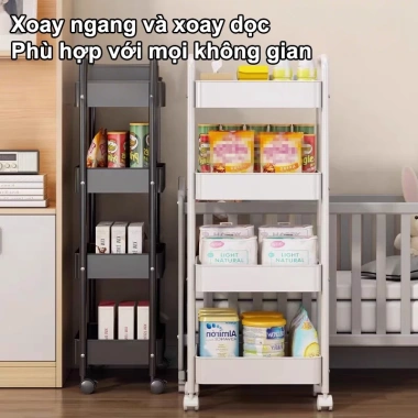 Xe Đẩy Spa 3 Tầng Đa Năng Thép Carbon Bánh Xe, Kệ Sắt Chịu 300kg - Giá 129k 8 Xe Đẩy Spa 3 Tầng Đa Năng Thép Carbon Bánh Xe, Kệ Sắt Chịu 300kg - Giá 129k 8