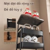 Xe Đẩy Spa 3 Tầng Kệ Đa Năng, Bánh Xe, Khung Thép, Dùng cho Phòng Ngủ và Bên Giường 4