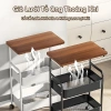 Xe Đẩy Spa 3 Tầng Kệ Đa Năng, Bánh Xe, Khung Thép, Dùng cho Phòng Ngủ và Bên Giường 7