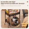 Xe Đẩy Spa 3 Tầng Khung Sắt Sơn Tĩnh Điện, Kệ Lưu Trữ Đa Năng, Bánh Xe Linh Hoạt – 299.000₫ 6