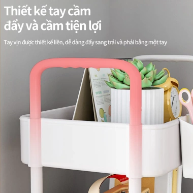 Xe Đẩy Spa 3 Tầng Nhựa Cao Cấp, Kệ Bánh Xe, Chịu 100kg, Bồi Thường 100% Khi Vỡ