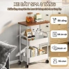 Xe đẩy spa 3 tầng sắt đa năng bánh xe Kệ đặt cạnh sofa chỉ 199.000đ