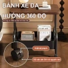 Xe đẩy spa 3 tầng sắt đa năng bánh xe Kệ đặt cạnh sofa chỉ 199.000đ 6