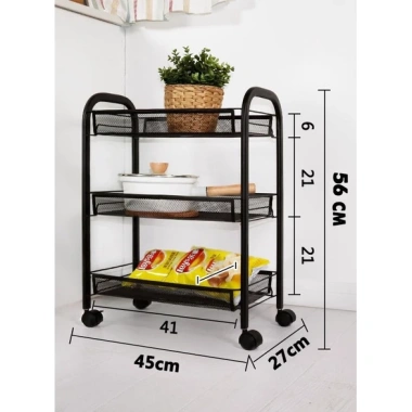 Xe đẩy Spa 3 tầng sắt mắt lưới đa năng XDS03 - Giá ưu đãi 250,125₫, chắc chắn, tiết kiệm