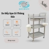 Xe Đẩy Spa 3 Tầng Thùng Rác Bát Nhựa - Thép + Nhựa ABS, Giá Ưu Đãi 470k 3