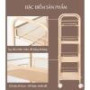 Xe Đẩy Spa 4 Tầng Bánh Xe XDS1 - Giá ưu đãi 248.400 VND, FREESHIP 7