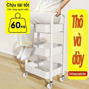 Xe đẩy Spa 4 tầng sắt mắt lưới, kệ đựng đồ bánh xe, giá 198.000₫ 5 Xe đẩy Spa 4 tầng sắt mắt lưới, kệ đựng đồ bánh xe, giá 198.000₫ 5