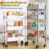 Xe đẩy Spa 4 tầng sắt mắt lưới, kệ đựng đồ bánh xe, giá 198.000₫ 9