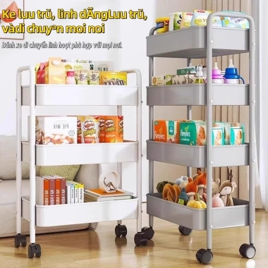 Xe đẩy Spa 4 tầng sắt mắt lưới, kệ đựng đồ bánh xe, giá 198.000₫ 9 Xe đẩy Spa 4 tầng sắt mắt lưới, kệ đựng đồ bánh xe, giá 198.000₫ 9