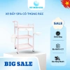 Xe đẩy spa ABS cao cấp kèm thùng rác, kệ spa, chậu - Giá ưu đãi 490.000 VNĐ 2