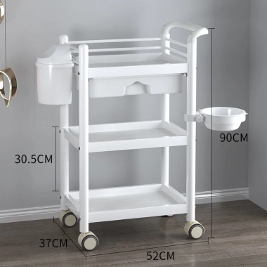 Xe Đẩy Spa Cao Cấp 3 Tầng - Giỏ Tiện Lợi Đa Chức Năng, Giá Ưu Đãi 470.000 VND