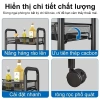 Xe đẩy spa đa năng 3 tầng, giỏ lưới kim loại, kệ đựng đồ, bánh xe - chỉ 129.000đ 6