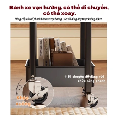 Xe Đẩy Spa JL 3 Tầng Đa Năng Kệ Đựng Đồ Tiện Lợi Có Bánh Xe Giá Ưu Đãi 89.000₫ 4