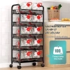 Xe đẩy Spa sắt 3-5 tầng mắt lưới, kệ bánh xe, tải 200kg - Giá 139.000đ 4