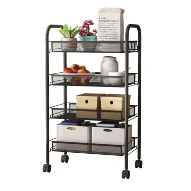 Xe đẩy Spa sắt 3-5 tầng mắt lưới, kệ bánh xe, tải 200kg - Giá 139.000đ